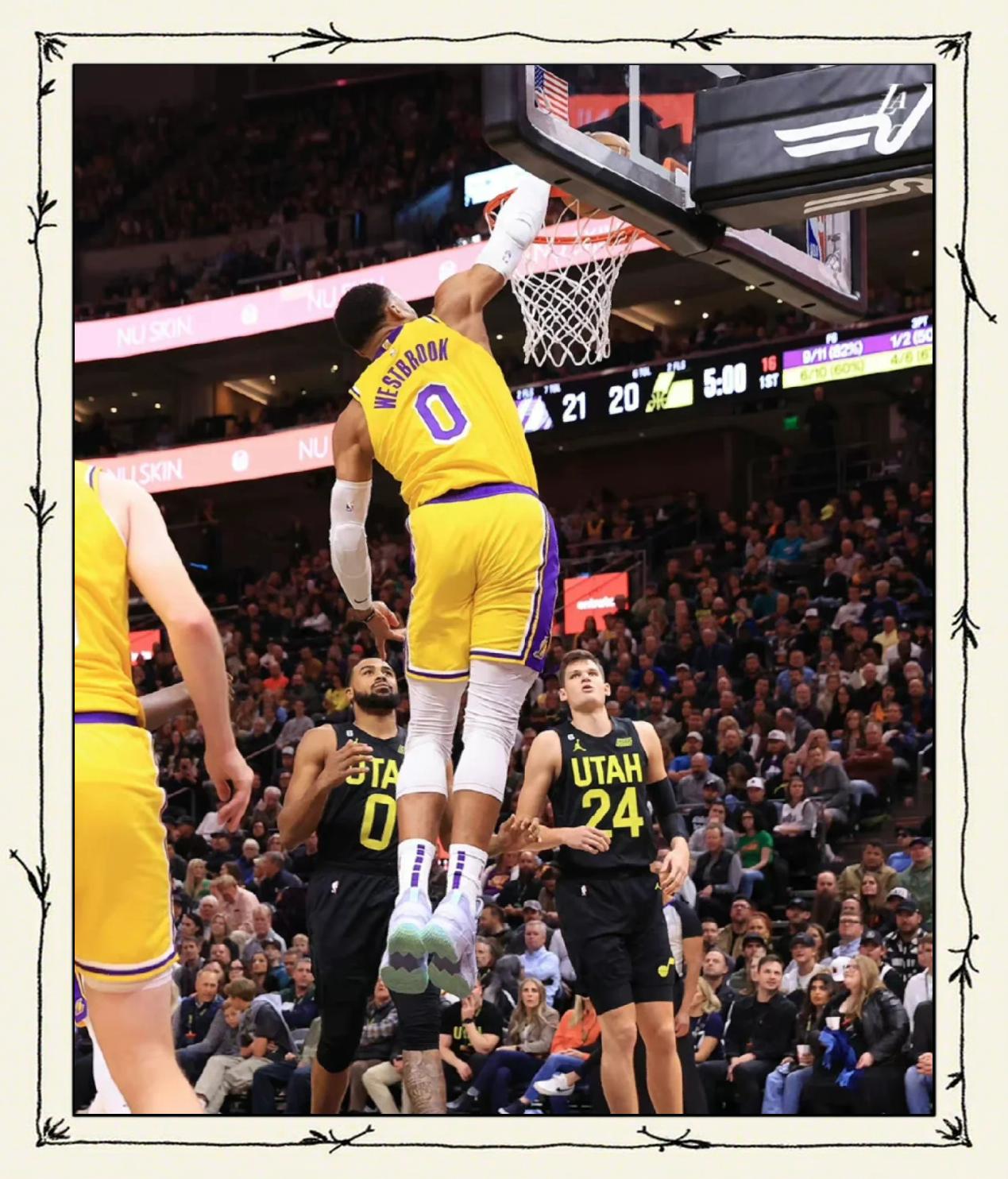 jiuyou-浓眉哥重返赛场，领先优势明显首场状态出色，G2观众沸腾！